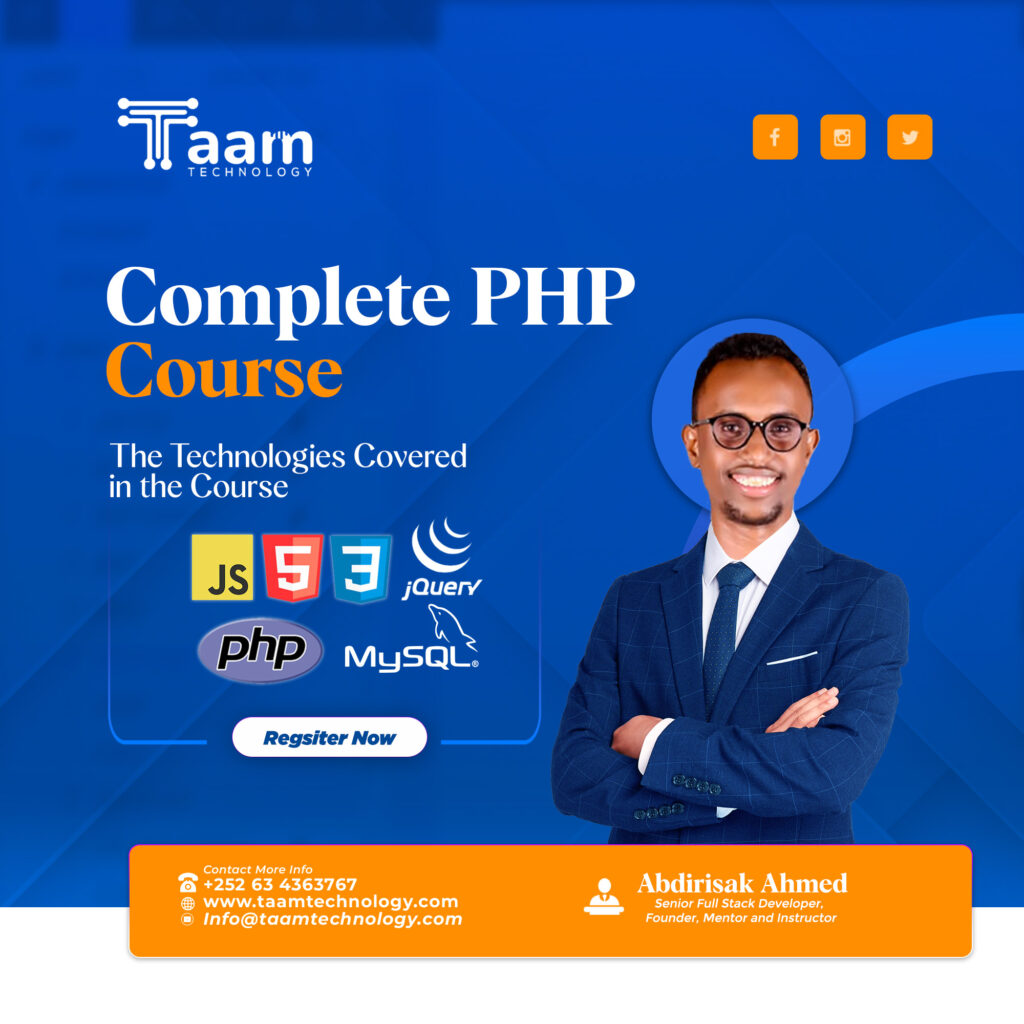 The Complete PHP Course